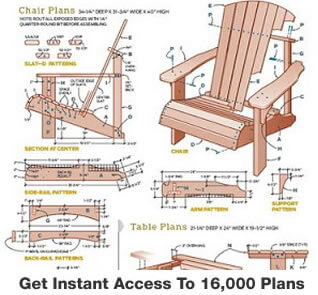 Example woodworking plan and project schematic